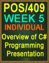 POS/409 Overview of C# Programming Presentation